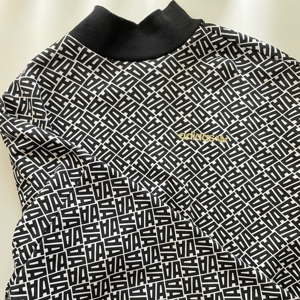 Adidas mock sweater